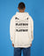 Playboy Stacked Hoodie - Bone