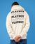 Playboy Stacked Hoodie - Bone
