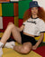 Bunny O Loose Fit Cropped Tee - White