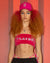 Bunny O Velour Strapless Boob Tube - Pink