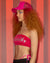 Bunny O Velour Strapless Boob Tube - Pink
